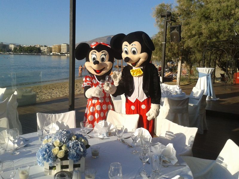 Μασκότ Mickey And Minnie